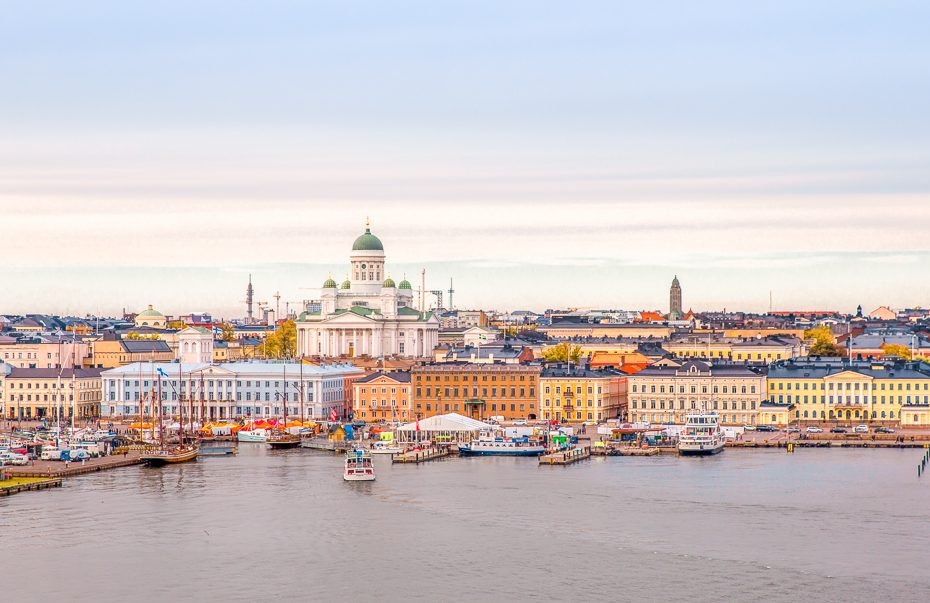 Seeing the Helsinki cityscape is one of the best things to do when spending a weekend in Helsinki.