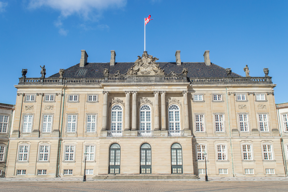 Amalienborg ist eine der wichtigsten Sehenswürdigkeiten in Kopenhagen.