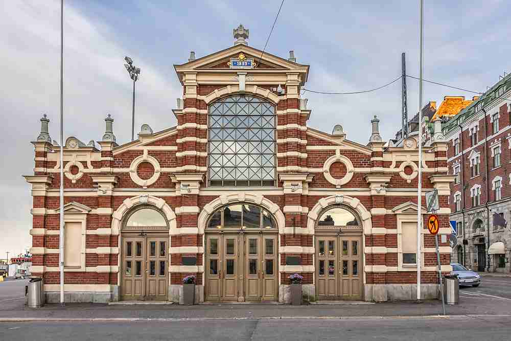 The Old Market Hall is one of the most notable attractions to see on this free self-guided Helsinki walking tour.