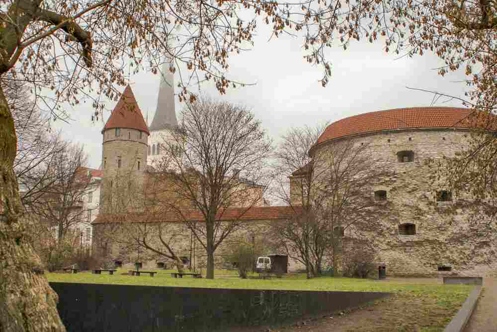 The lovely Fat Margaret's Tower is one of the famous sights in Tallinn to see when spending one day in Tallinn