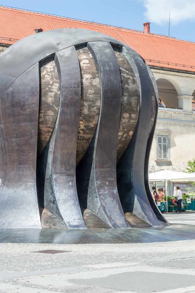 Things to see in Maribor: The orb-shaped National Liberation Monument is one of the highlights of Maribor.