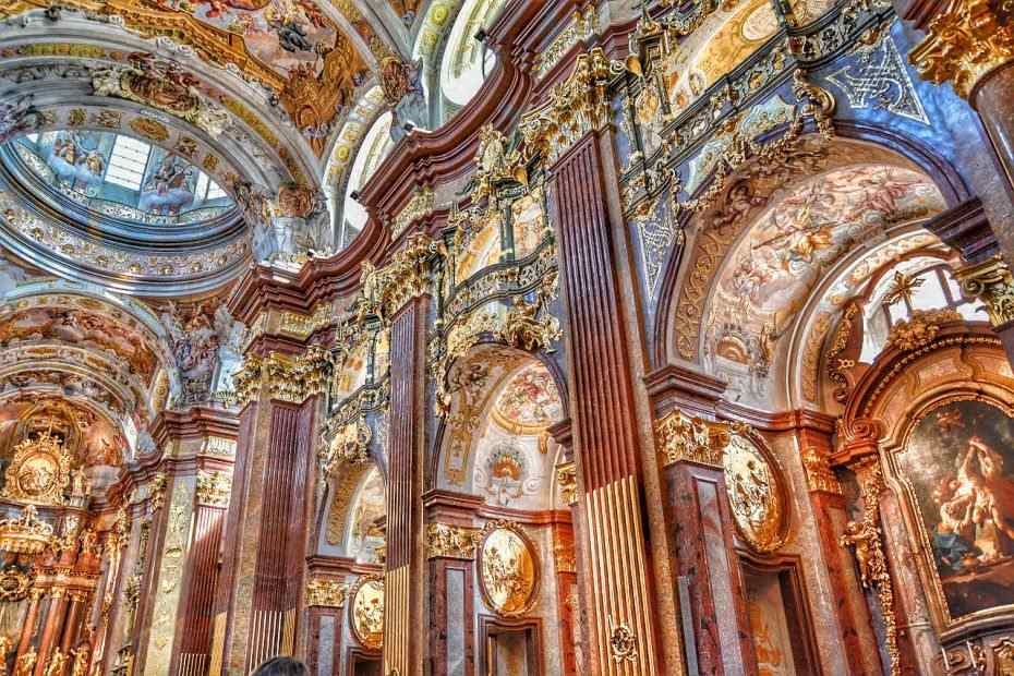 Make sure to marvel at the opulence of Baroque architecture on your travels to Europe.