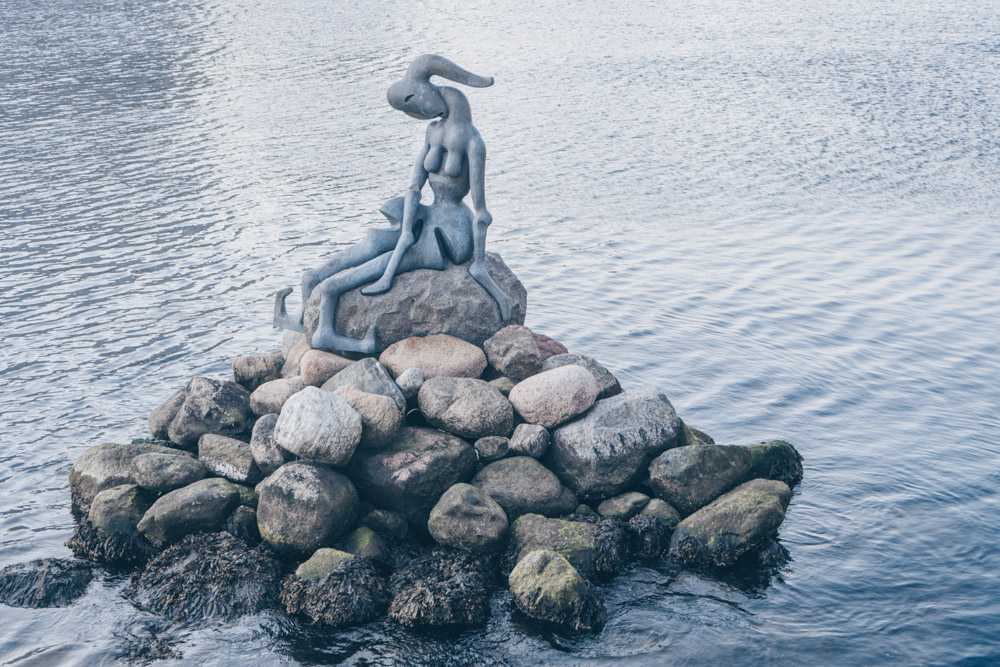 Weekend in Copenhagen: The contorted body of the infamous Mutant Mermaid statue