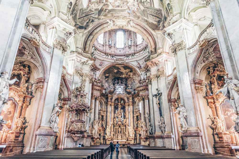 24 Hours in Prague: The lavish Baroque interior of the Church of St, Nicholas