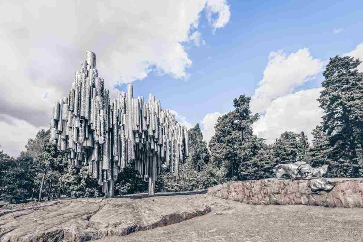 Helsinki sightseeing: Sibelius Monument, which consists of 600 steel pipes welded together. PC: May_Lana/shutterstock.com