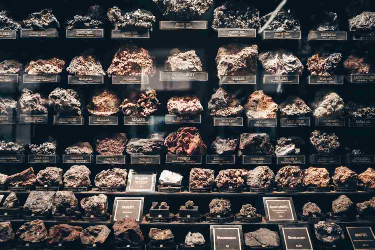 Graz sightseeing: different rocks and minerals from all over the globe at the Natural History Museum