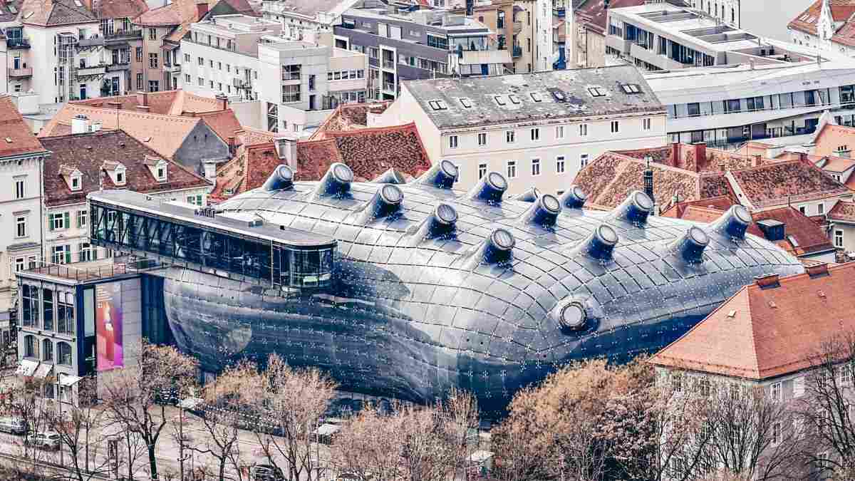 Graz Sehenswürdigkeiten: Das hochmoderne Kunsthaus Graz