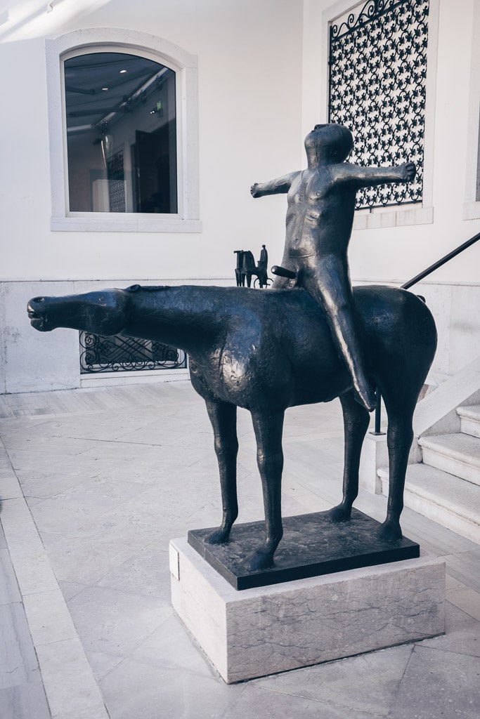 Marino Marini’s infamous Angel of the Citadel scultpture at the Peggy Guggenheim Collection in Venice.