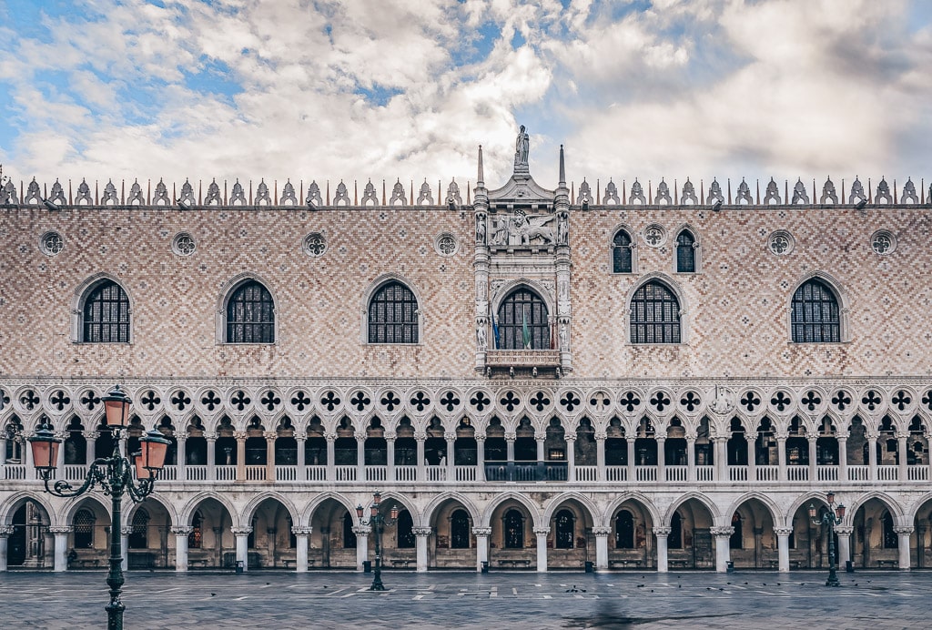The attractive facade of the Doge's Palace in Venice. PC: Svetlana Day/Dreamstime.com