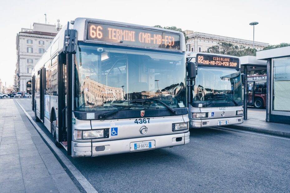 Rome Public Transport: Buses at Termini bus stand