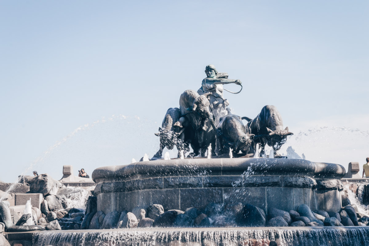 Gefion Fountain is one of the stops on this self-guided walking tour of Copenhagen.