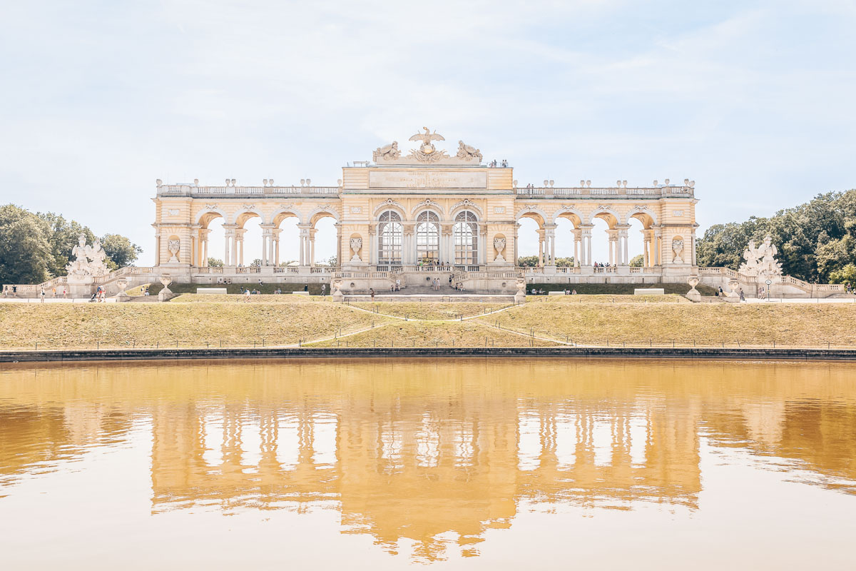 The Neoclassical-style Schönbrunn Palace Gloriette 