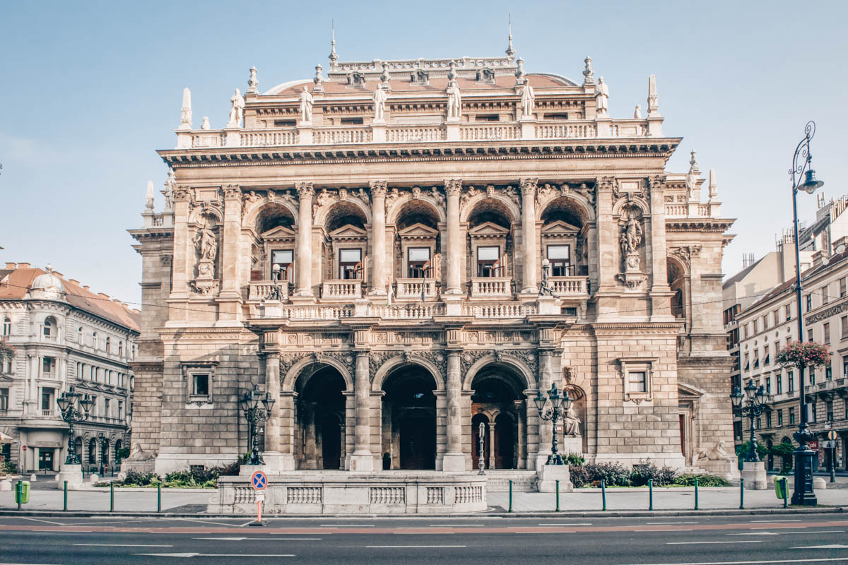 The splendid Neo-Renaissance building of the Hungarian State Opera in Budapest
