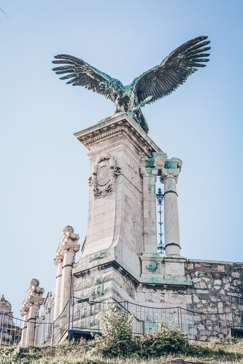Budapest Attractions: The humoungous Turul Bird Statue