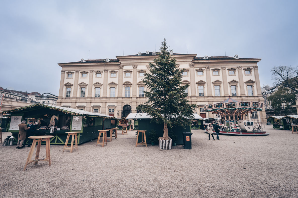 The Vienna Christmas market at Palais Liechtenstein.